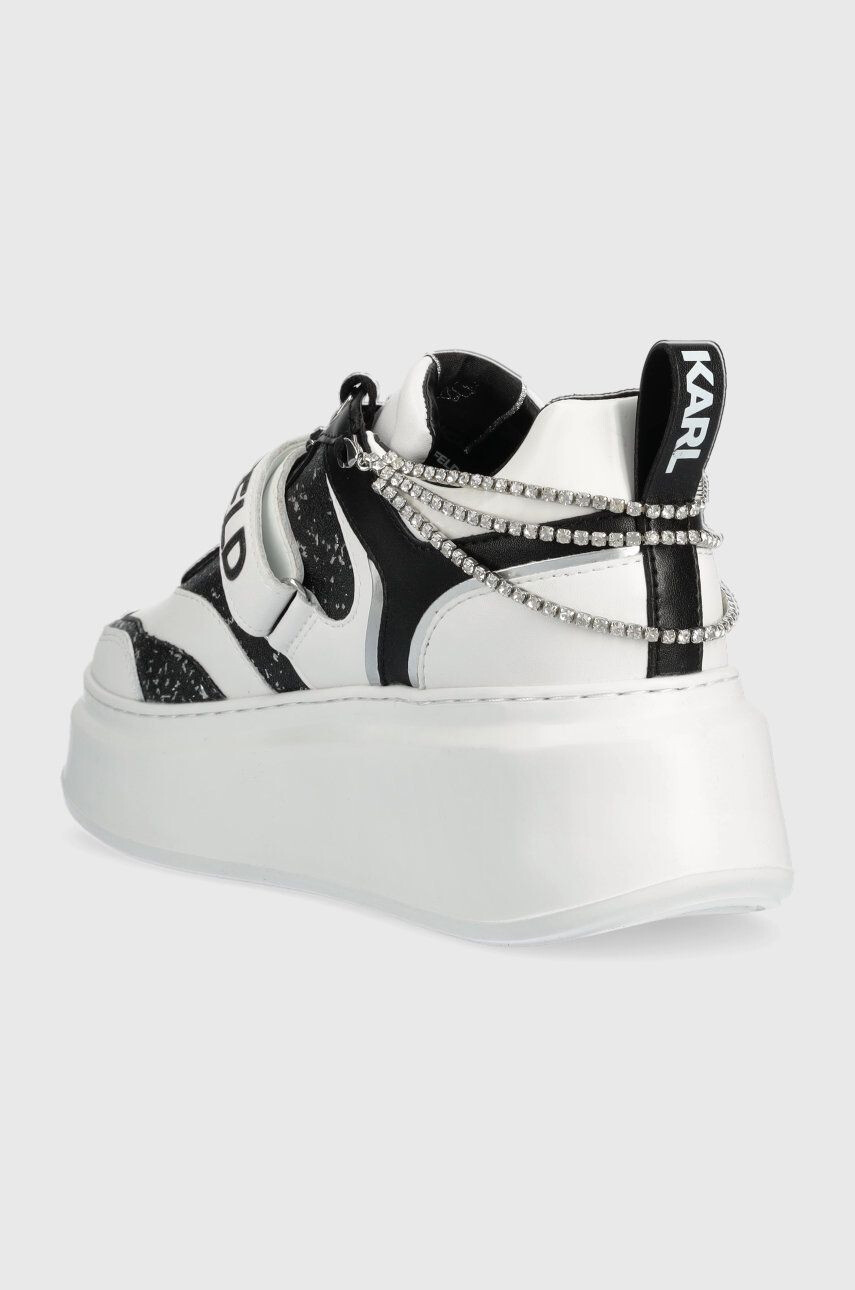 Karl Lagerfeld sneakers din piele ANAKAPRI culoarea alb KL63540D - Pled.ro