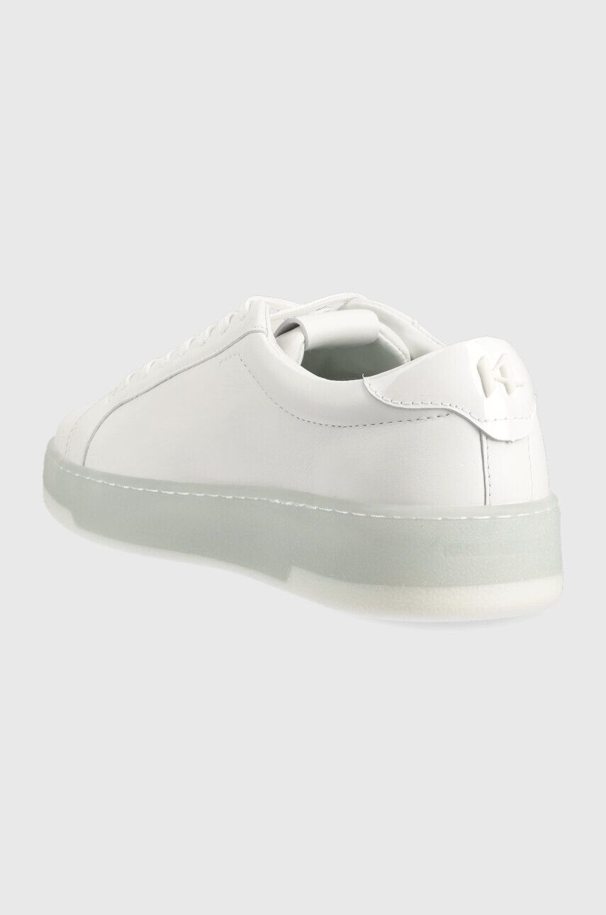 Karl Lagerfeld sneakers din piele KOURT III culoarea alb KL51515 - Pled.ro