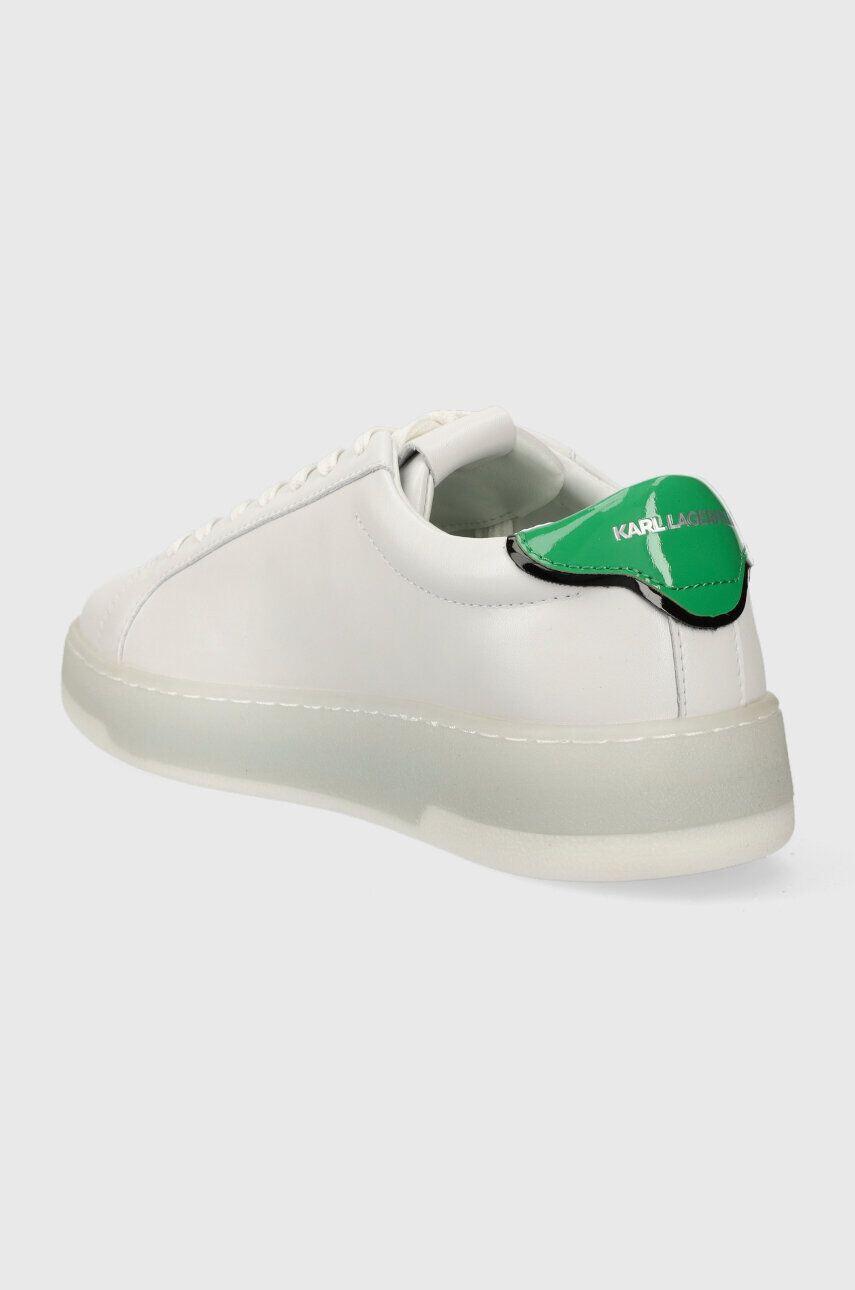 Karl Lagerfeld sneakers din piele KOURT III culoarea alb KL51538 - Pled.ro