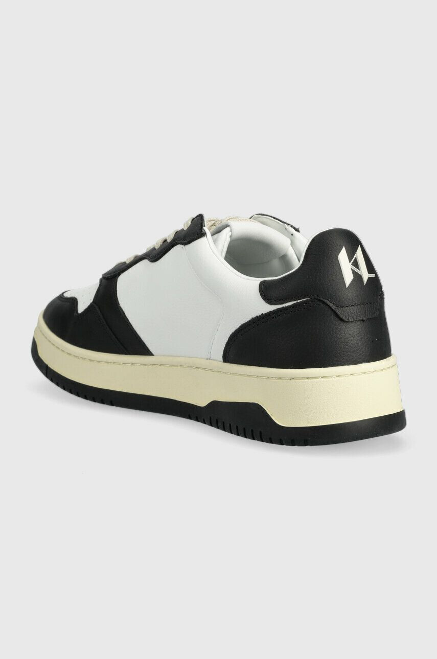 Karl Lagerfeld sneakers din piele KREW KL culoarea negru KL53020 - Pled.ro