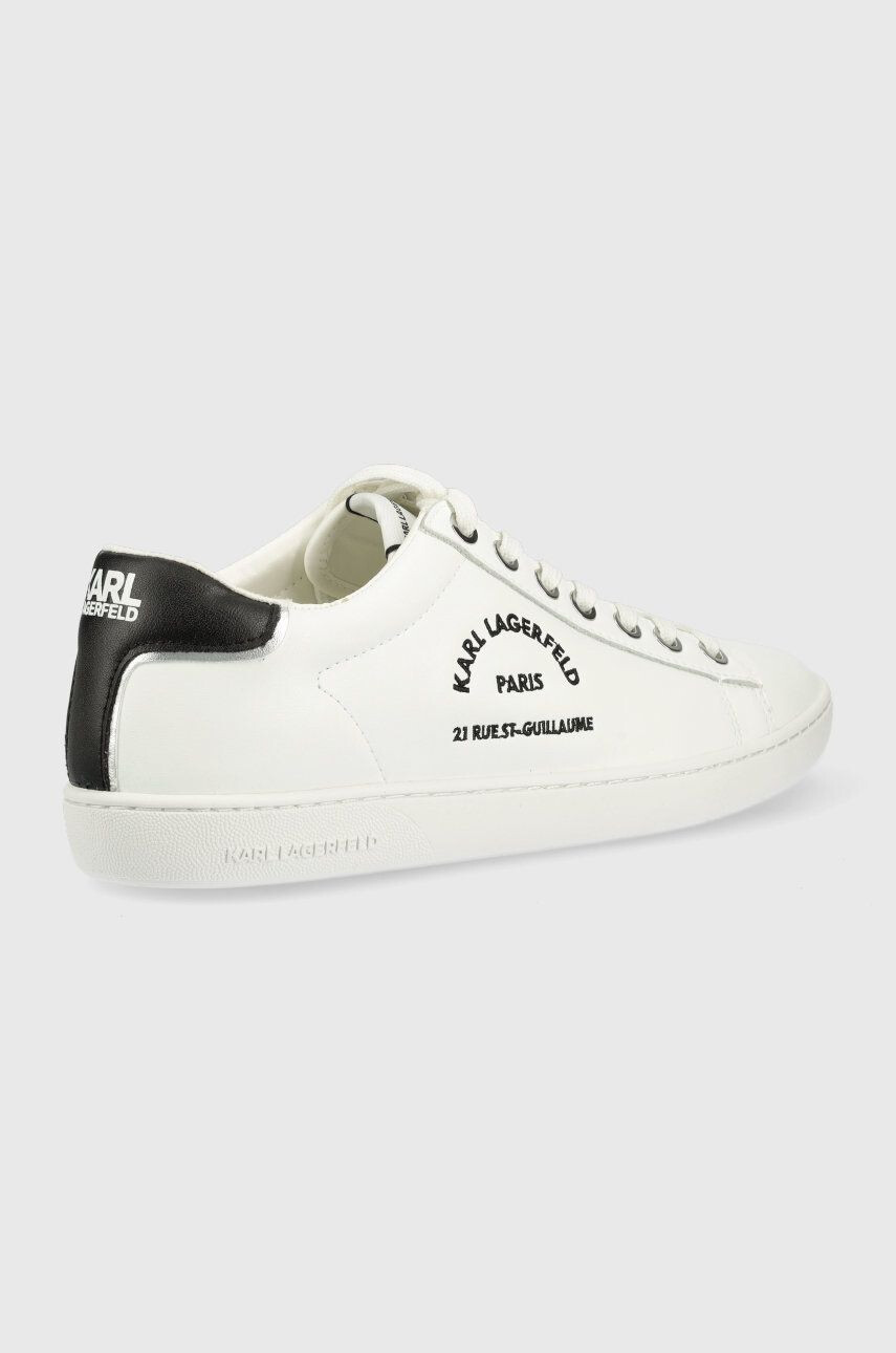 Karl Lagerfeld sneakers din piele KUPSOLE II KC culoarea alb KL61278 - Pled.ro