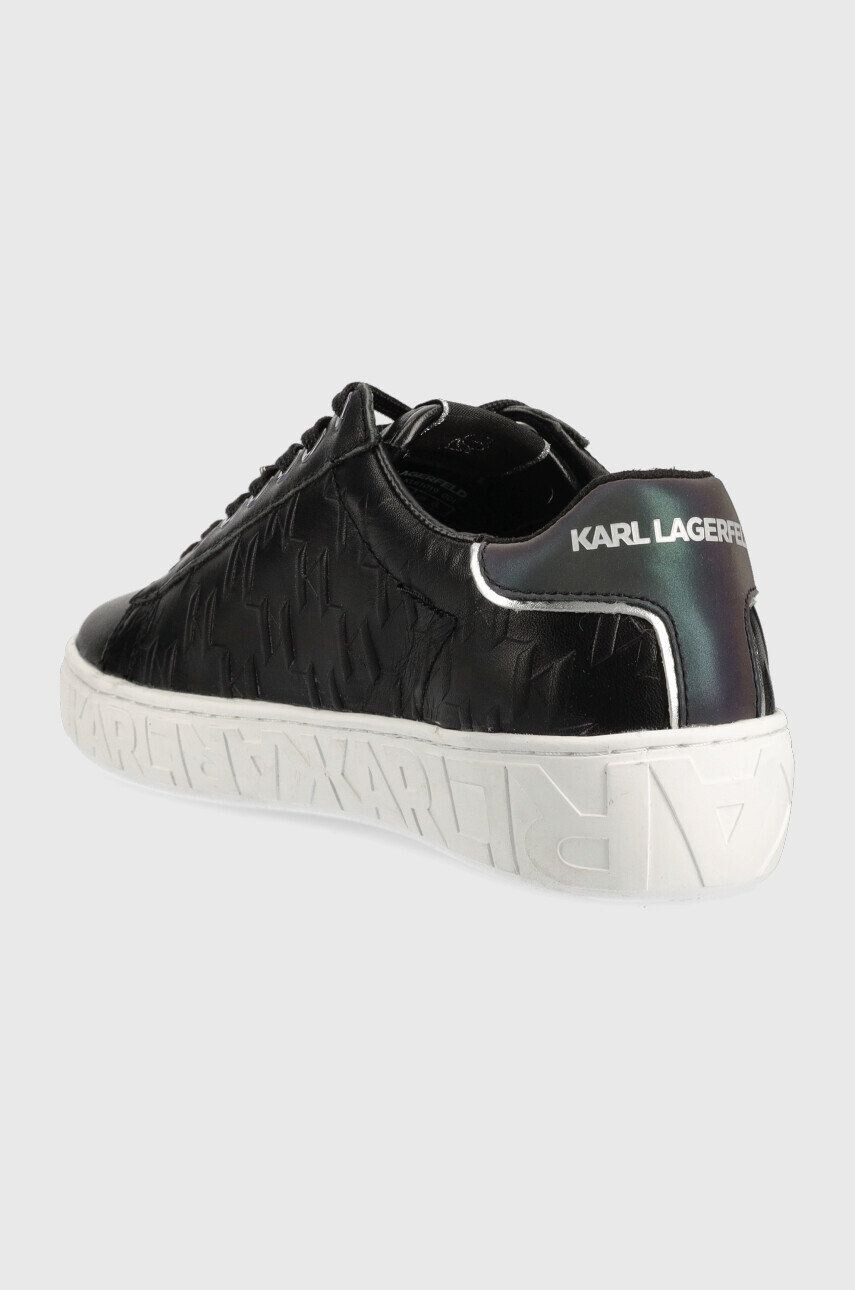 Karl Lagerfeld sneakers din piele Kupsole Iii culoarea negru - Pled.ro