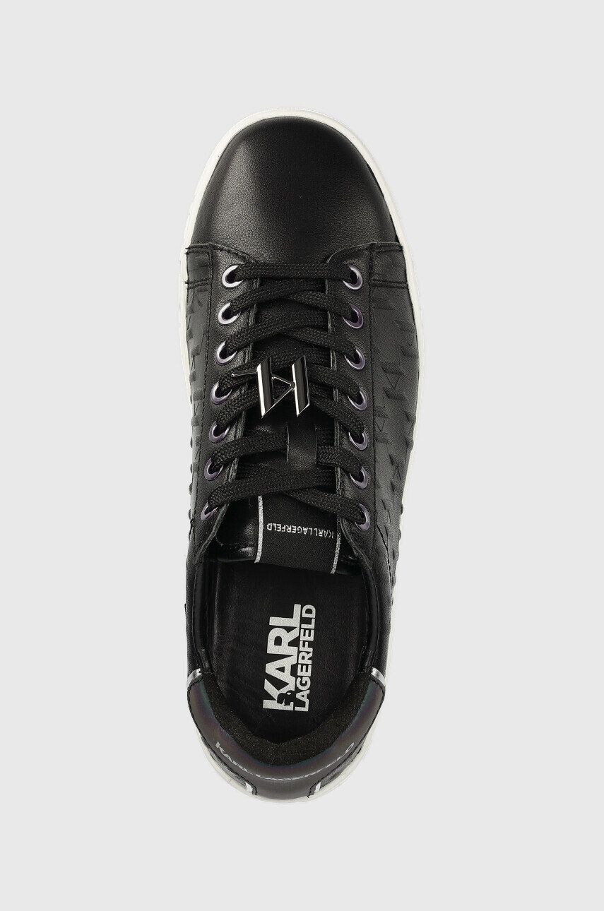 Karl Lagerfeld sneakers din piele Kupsole Iii culoarea negru - Pled.ro