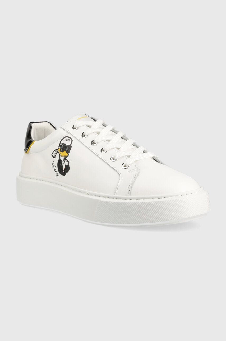 Karl Lagerfeld sneakers din piele MAXI KUP X Disney culoarea alb KL95223D - Pled.ro