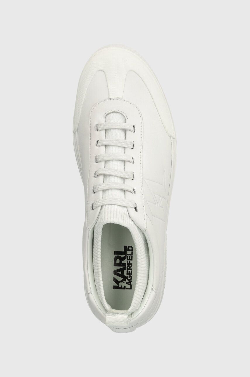 Karl Lagerfeld sneakers din piele T/KAP KC culoarea alb KL51423 - Pled.ro