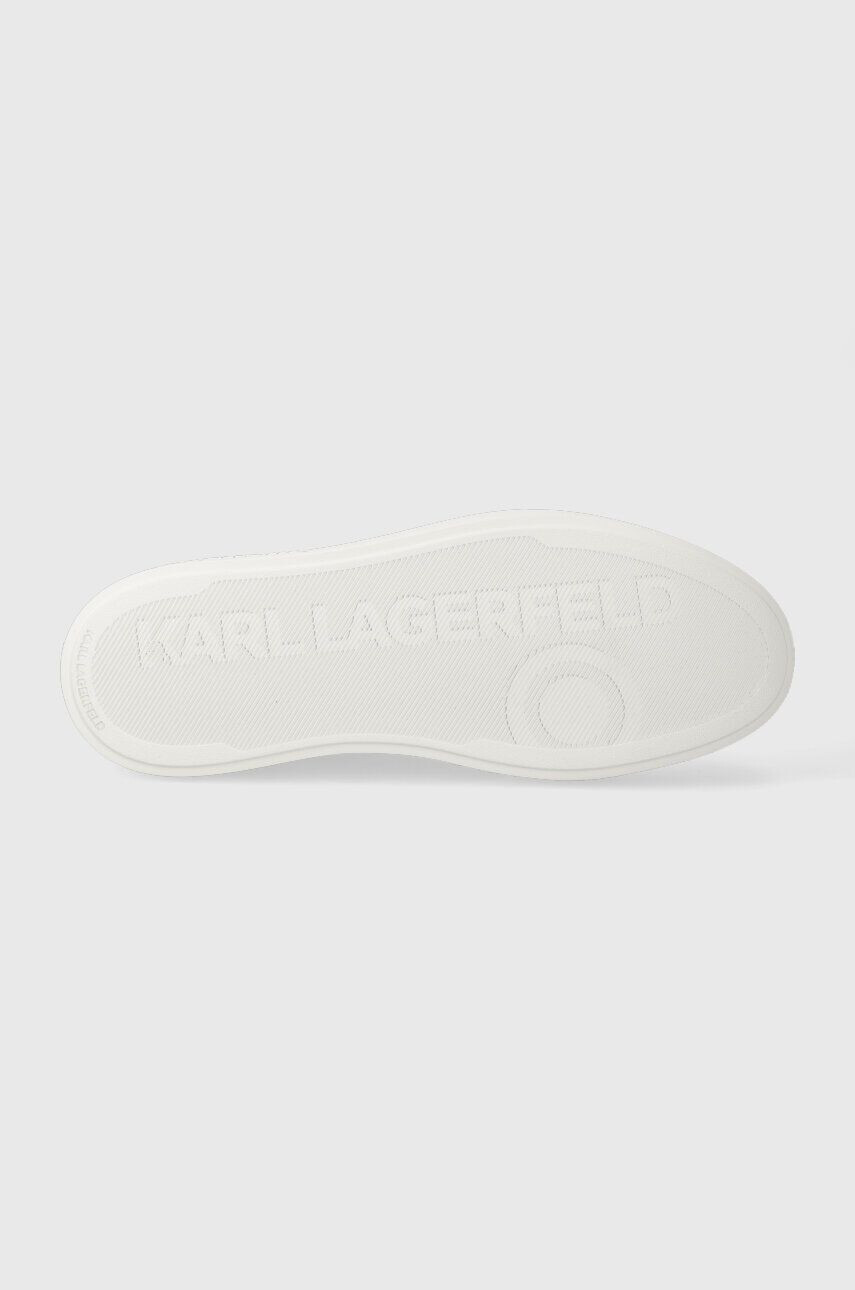 Karl Lagerfeld sneakers din piele T/KAP KC culoarea alb KL51423 - Pled.ro