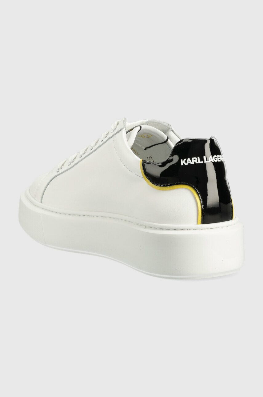 Karl Lagerfeld sneakers din piele x Disney culoarea alb KL96223D - Pled.ro