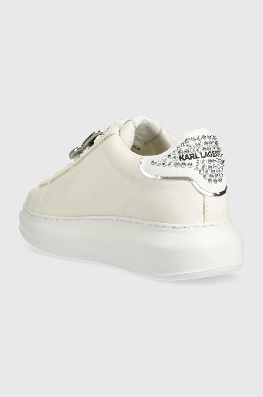 Karl Lagerfeld sneakers Kapri culoarea bej - Pled.ro