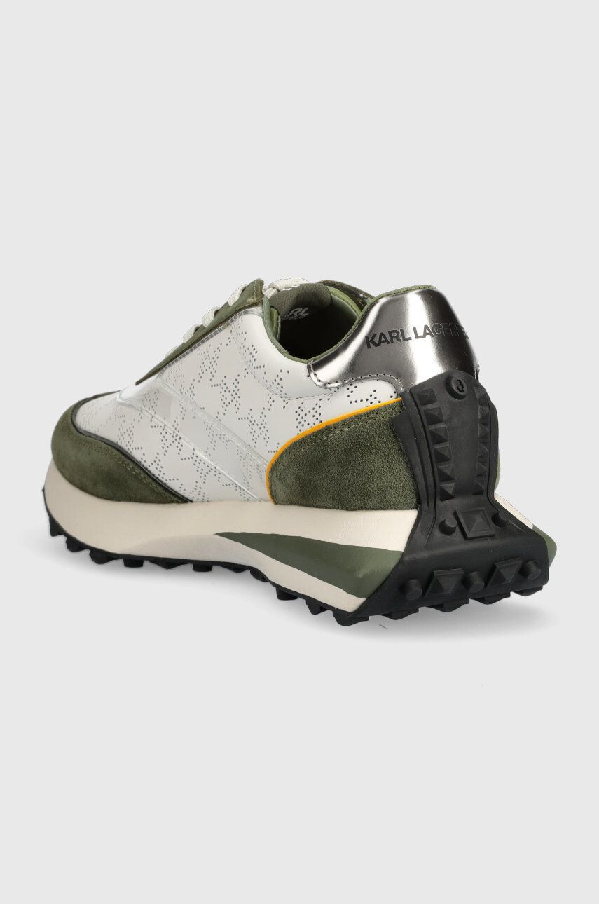 Karl Lagerfeld sneakers ZONE culoarea verde KL53916 - Pled.ro