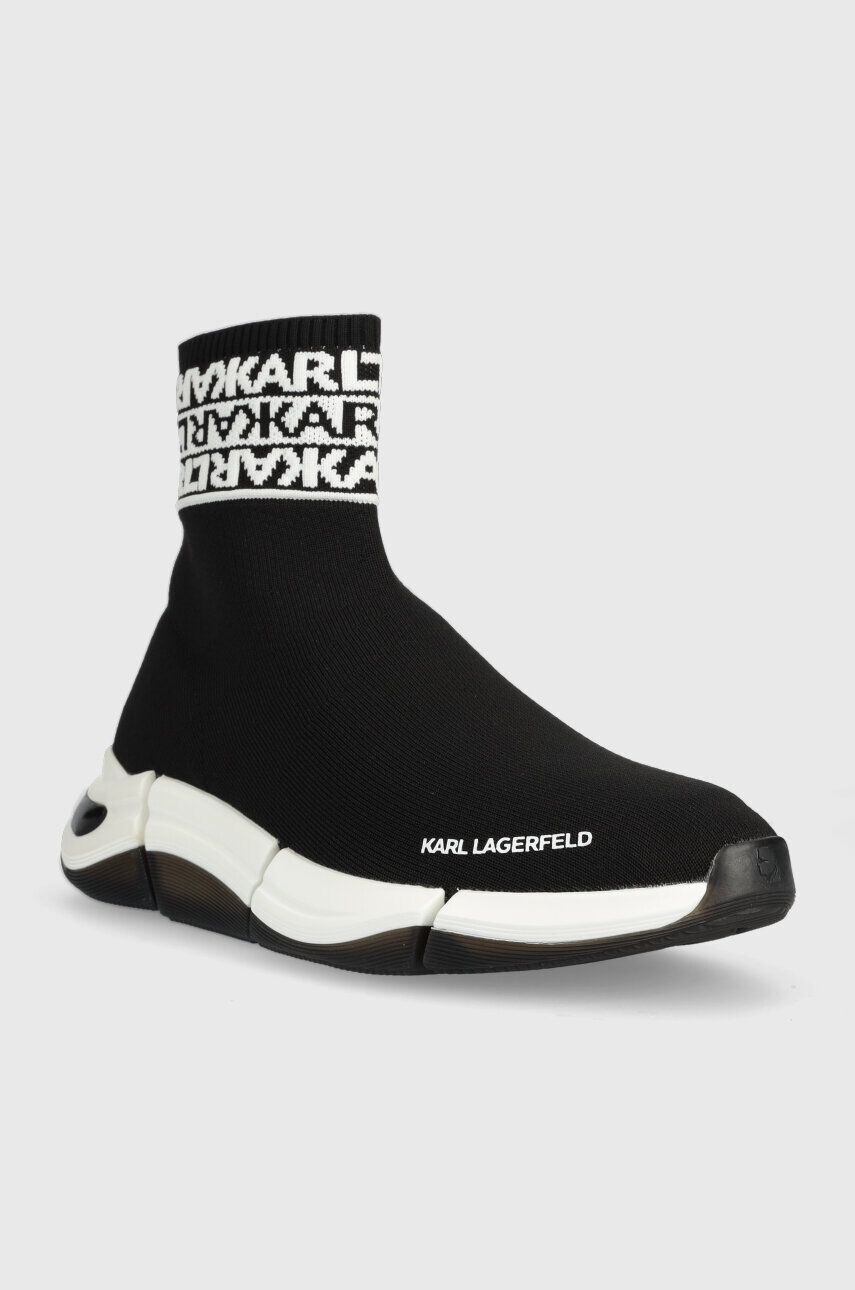 Karl Lagerfeld sneakers QUADRA culoarea negru KL63256 - Pled.ro