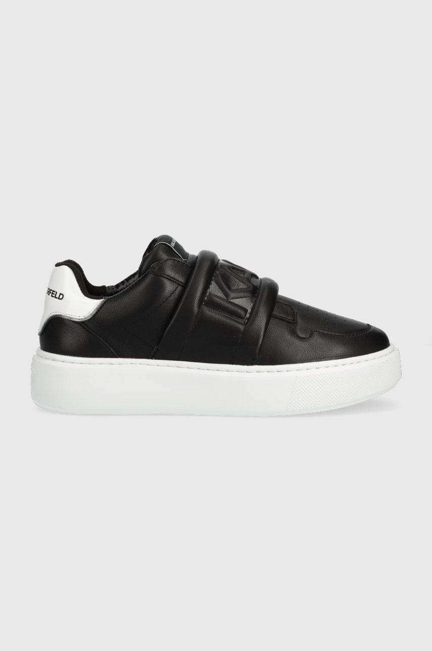 Karl Lagerfeld sneakers Maxi Kup culoarea negru - Pled.ro