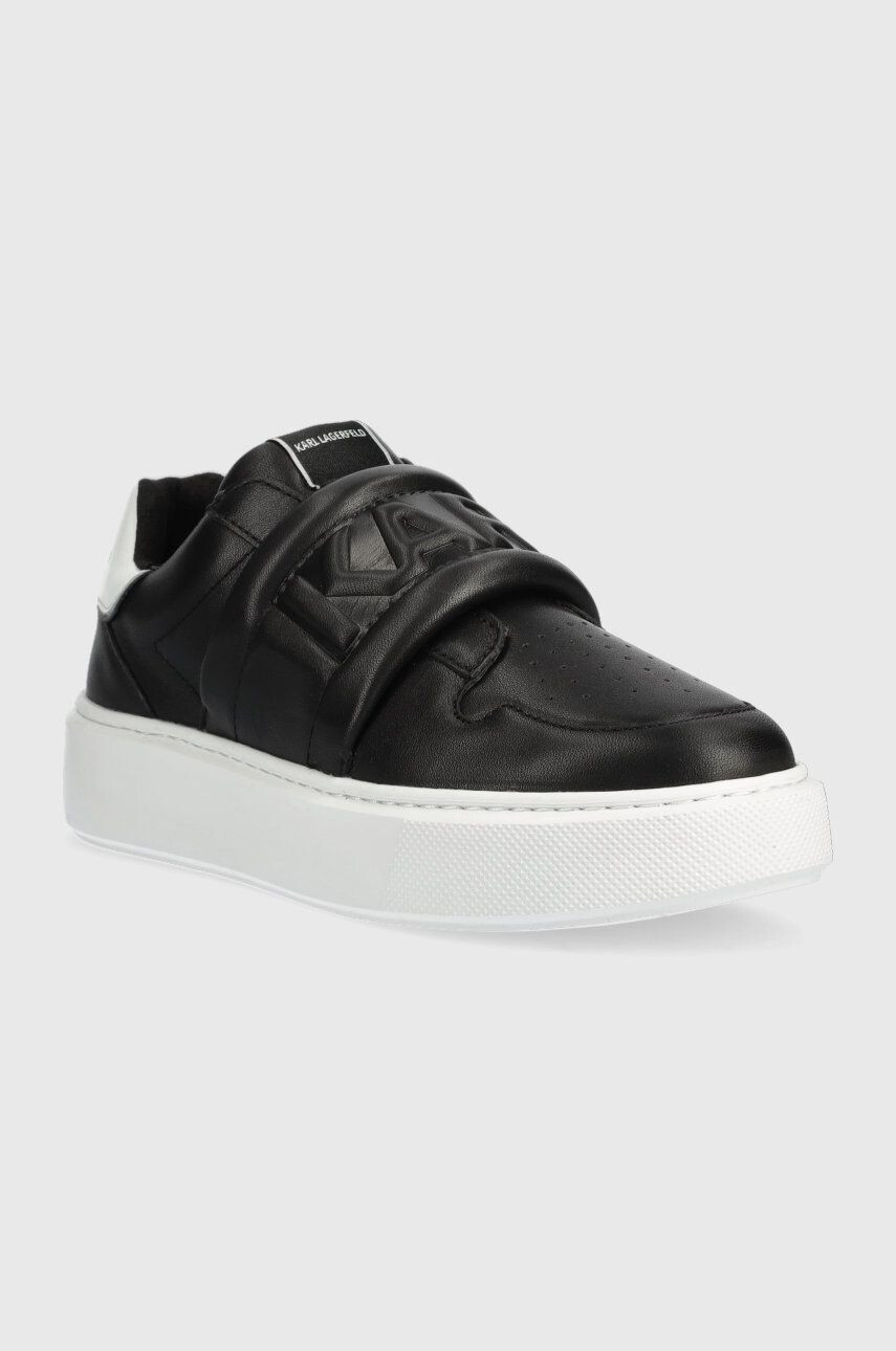 Karl Lagerfeld sneakers Maxi Kup culoarea negru - Pled.ro