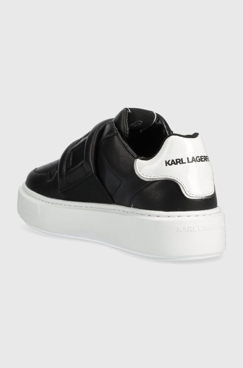 Karl Lagerfeld sneakers Maxi Kup culoarea negru - Pled.ro