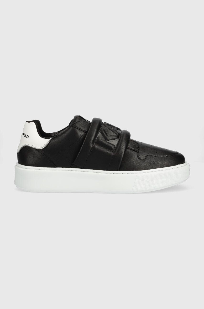 Karl Lagerfeld sneakers Maxi Kup culoarea negru - Pled.ro