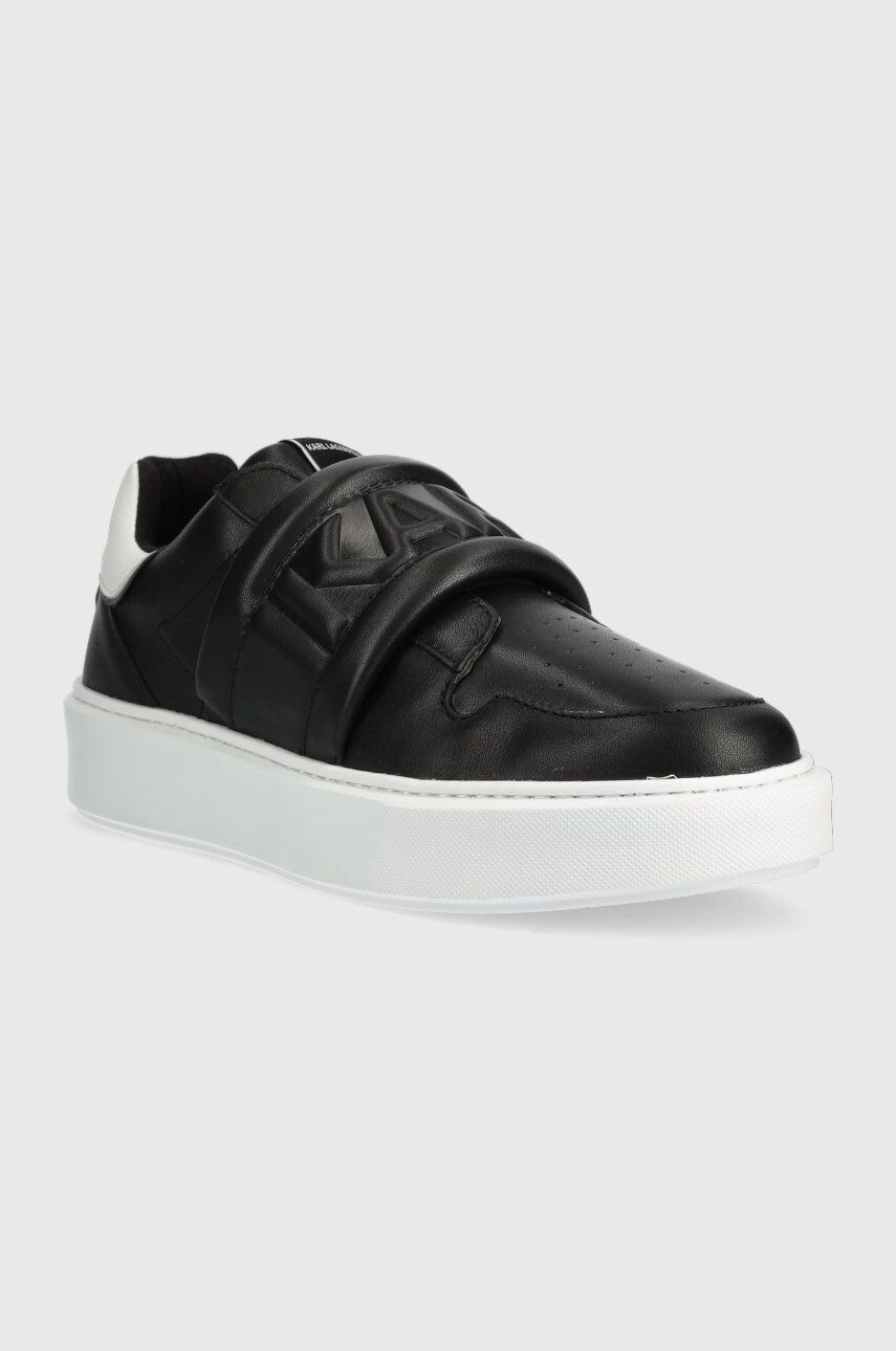 Karl Lagerfeld sneakers Maxi Kup culoarea negru - Pled.ro