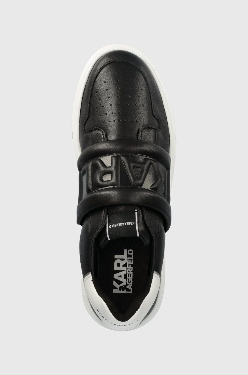 Karl Lagerfeld sneakers Maxi Kup culoarea negru - Pled.ro