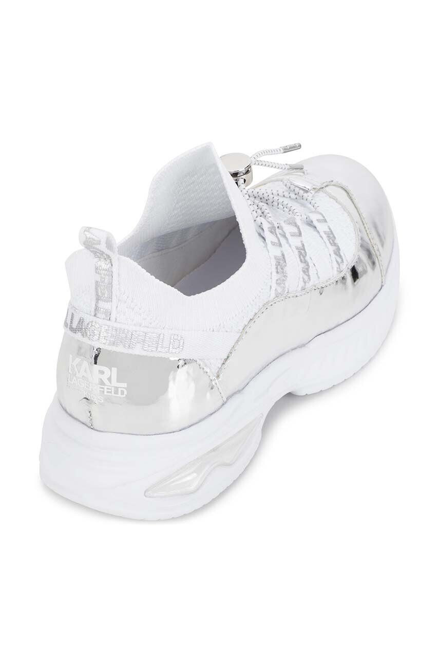 Karl Lagerfeld sneakers pentru copii culoarea alb - Pled.ro