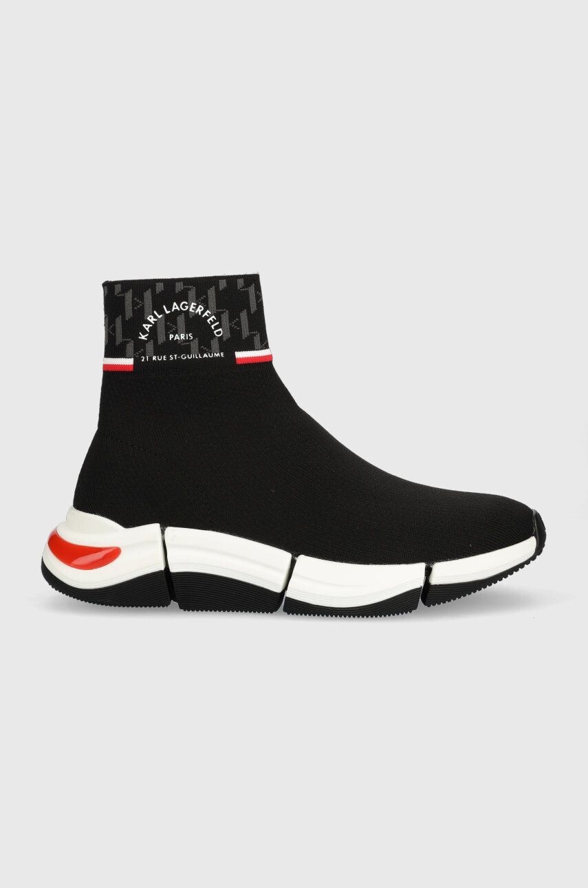 Karl Lagerfeld sneakers QUADRA culoarea negru KL63246 - Pled.ro