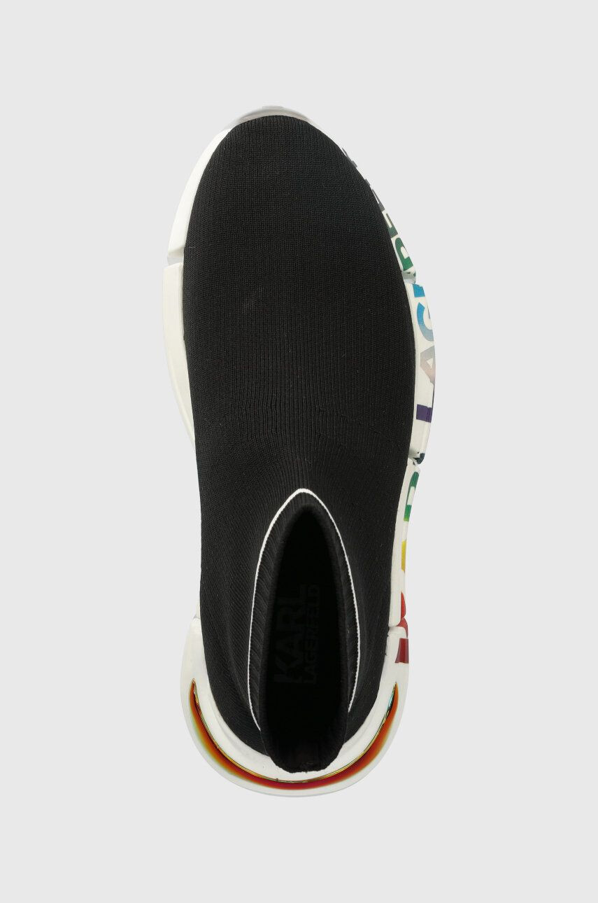 Karl Lagerfeld sneakers Quadra culoarea negru - Pled.ro