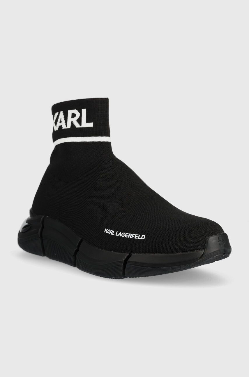 Karl Lagerfeld sneakers Quadro culoarea negru - Pled.ro