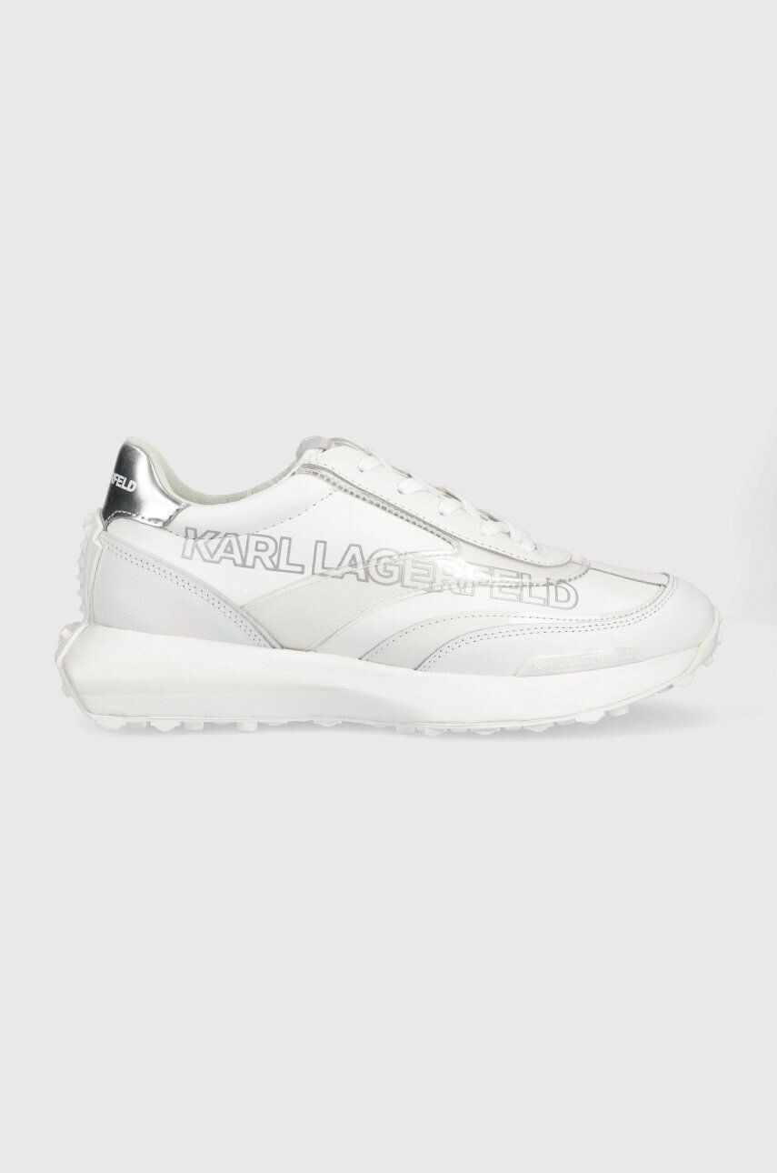 Karl Lagerfeld sneakers Zone culoarea alb - Pled.ro