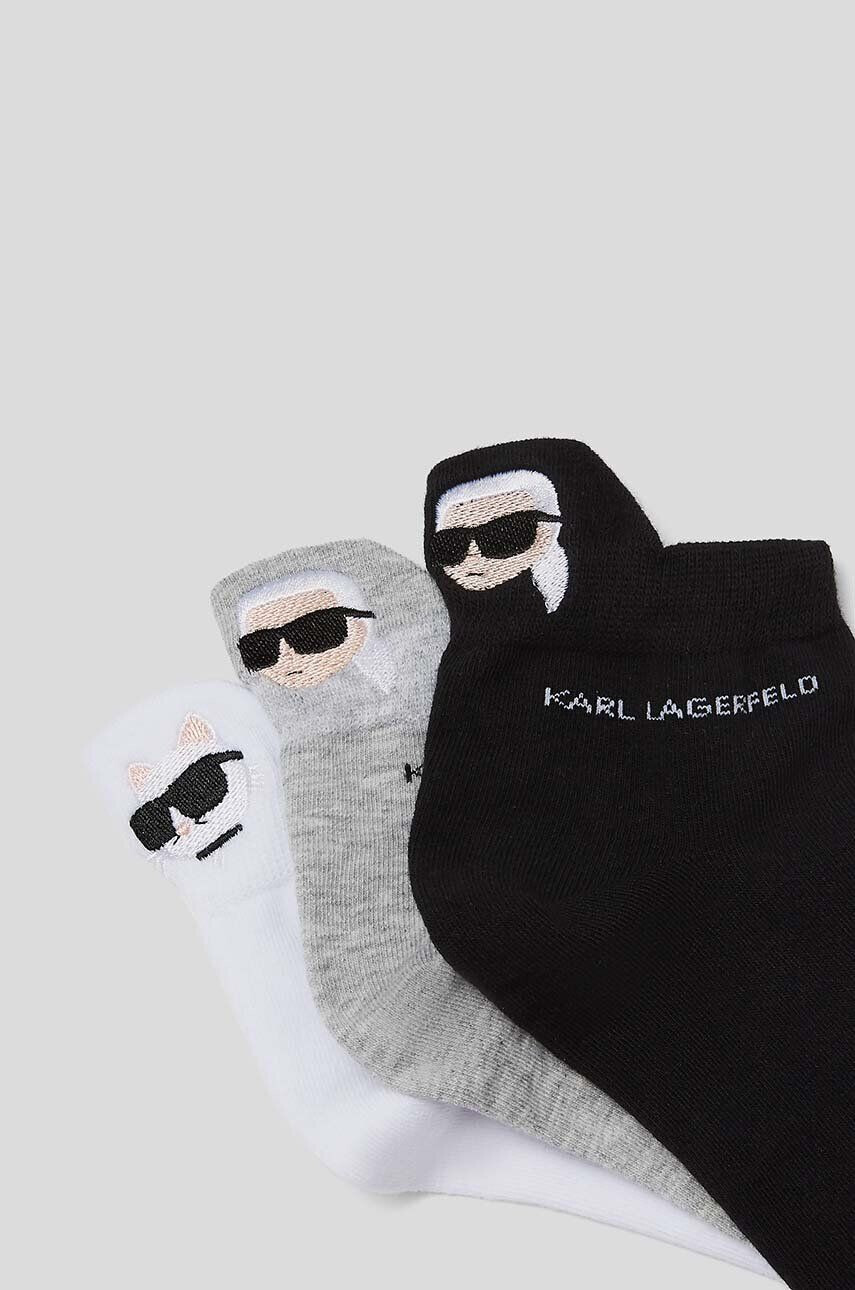 Karl Lagerfeld sosete 3-pack femei - Pled.ro