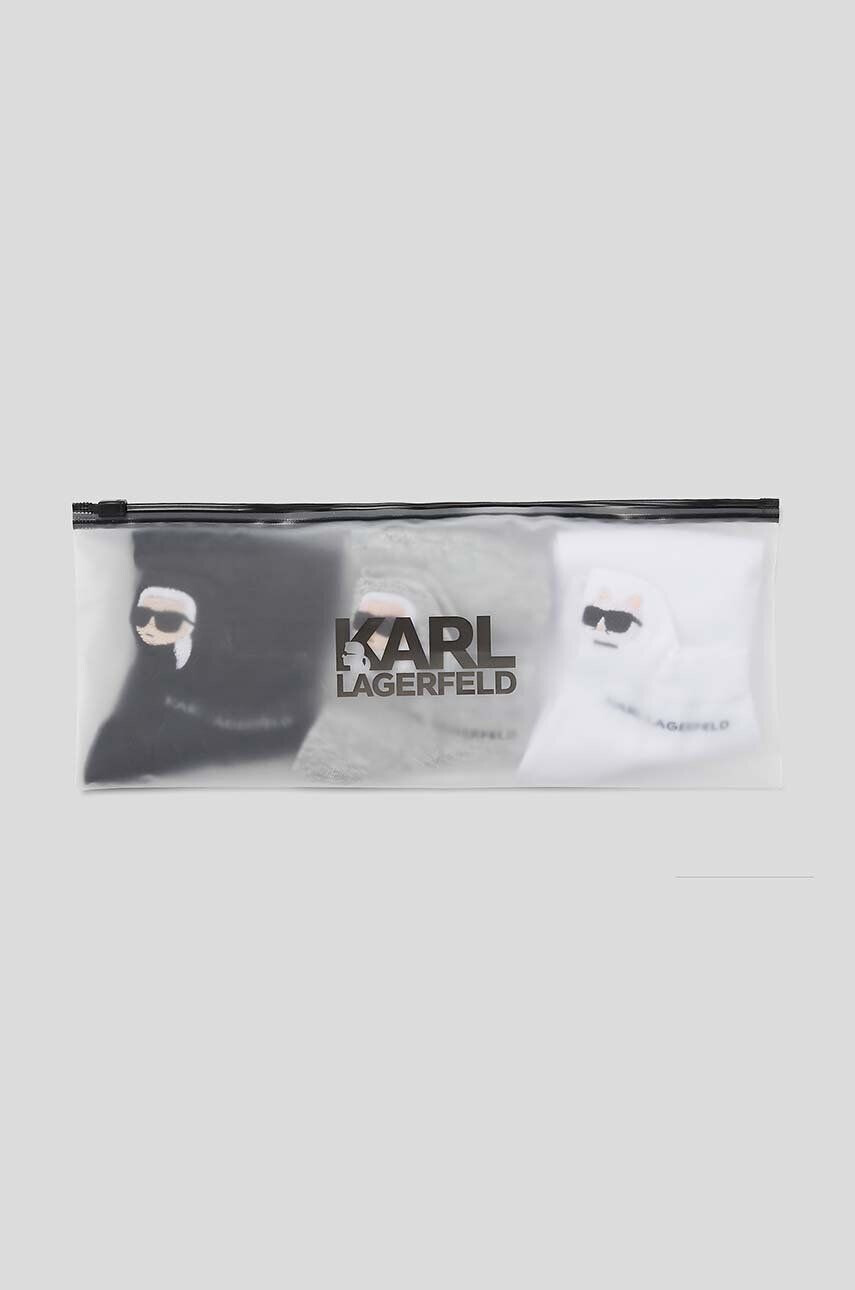 Karl Lagerfeld sosete 3-pack femei - Pled.ro