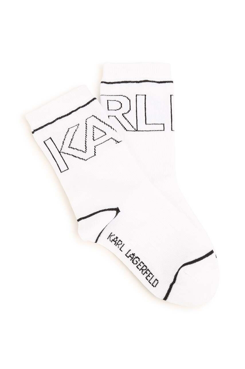 Karl Lagerfeld sosete copii 2-pack culoarea negru - Pled.ro