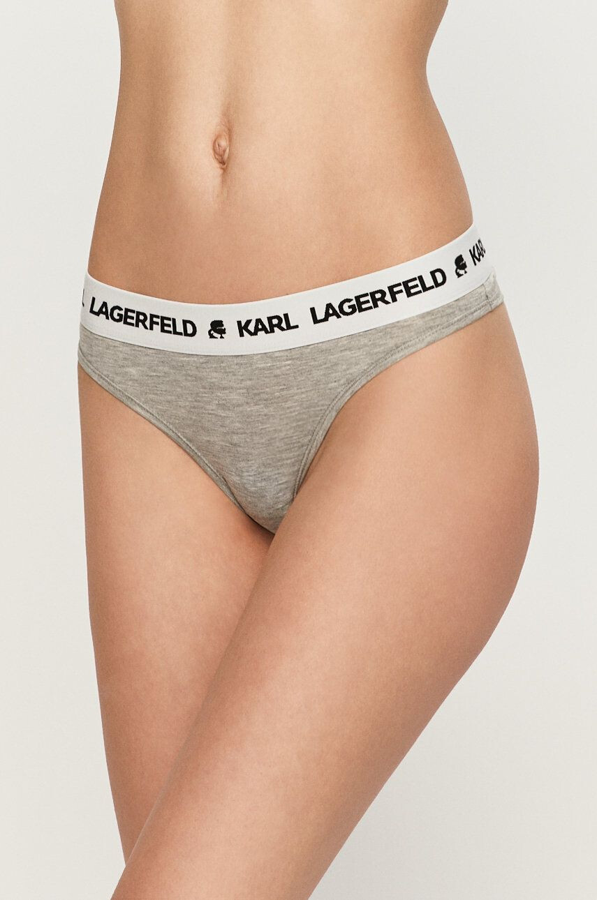 Karl Lagerfeld tanga culoarea negru - Pled.ro