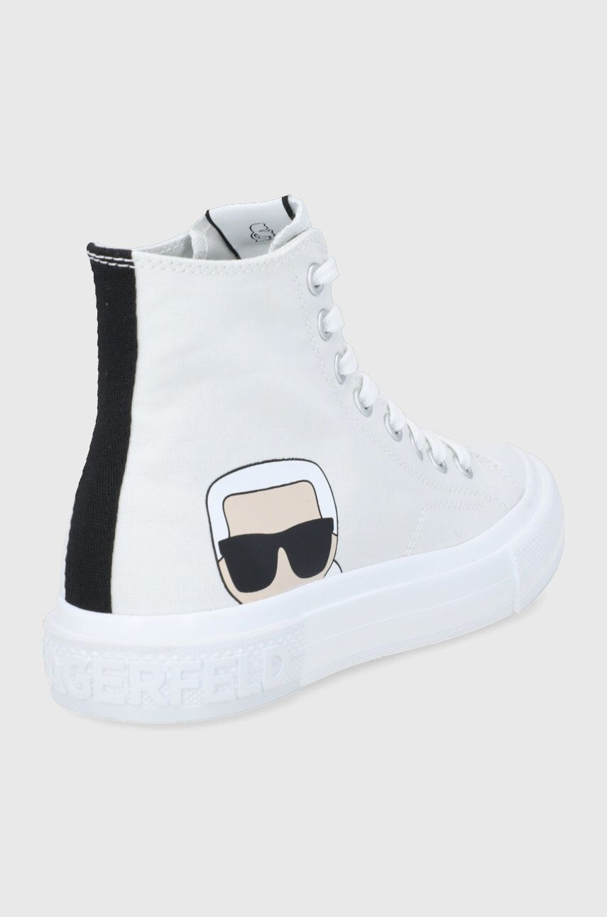 Karl Lagerfeld teniși KAMPUS III femei culoarea alb KL60350 - Pled.ro