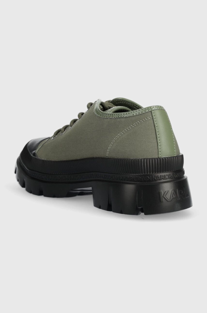 Karl Lagerfeld teniși TREKKA MENS culoarea verde KL25211 - Pled.ro