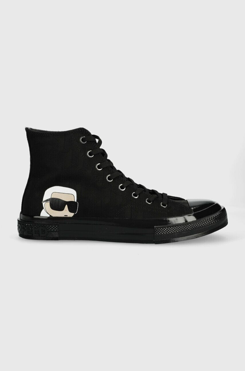 Karl Lagerfeld teniși KAMPUS III KAMPUS III barbati culoarea negru KL50359 - Pled.ro