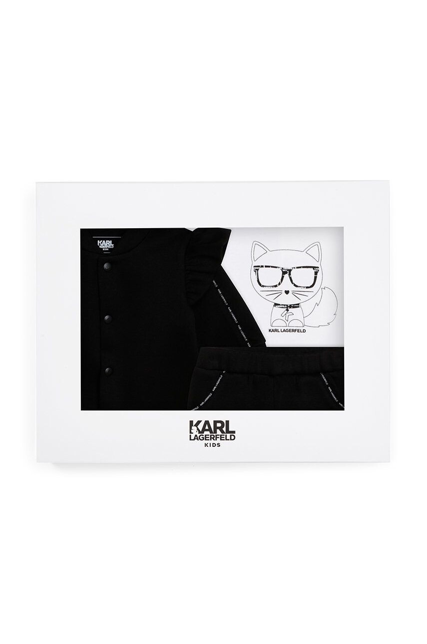 Karl Lagerfeld trening bebelusi culoarea negru - Pled.ro