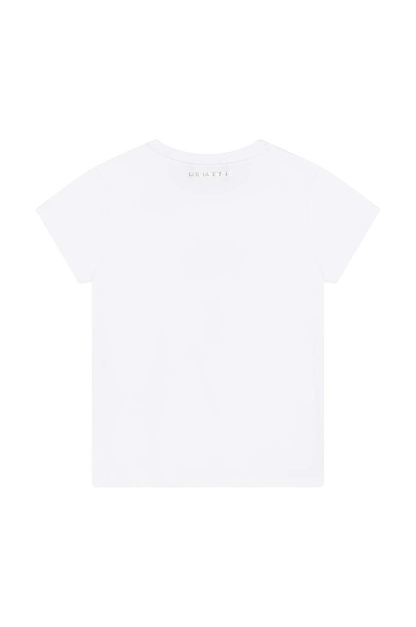 Karl Lagerfeld tricou copii culoarea alb - Pled.ro