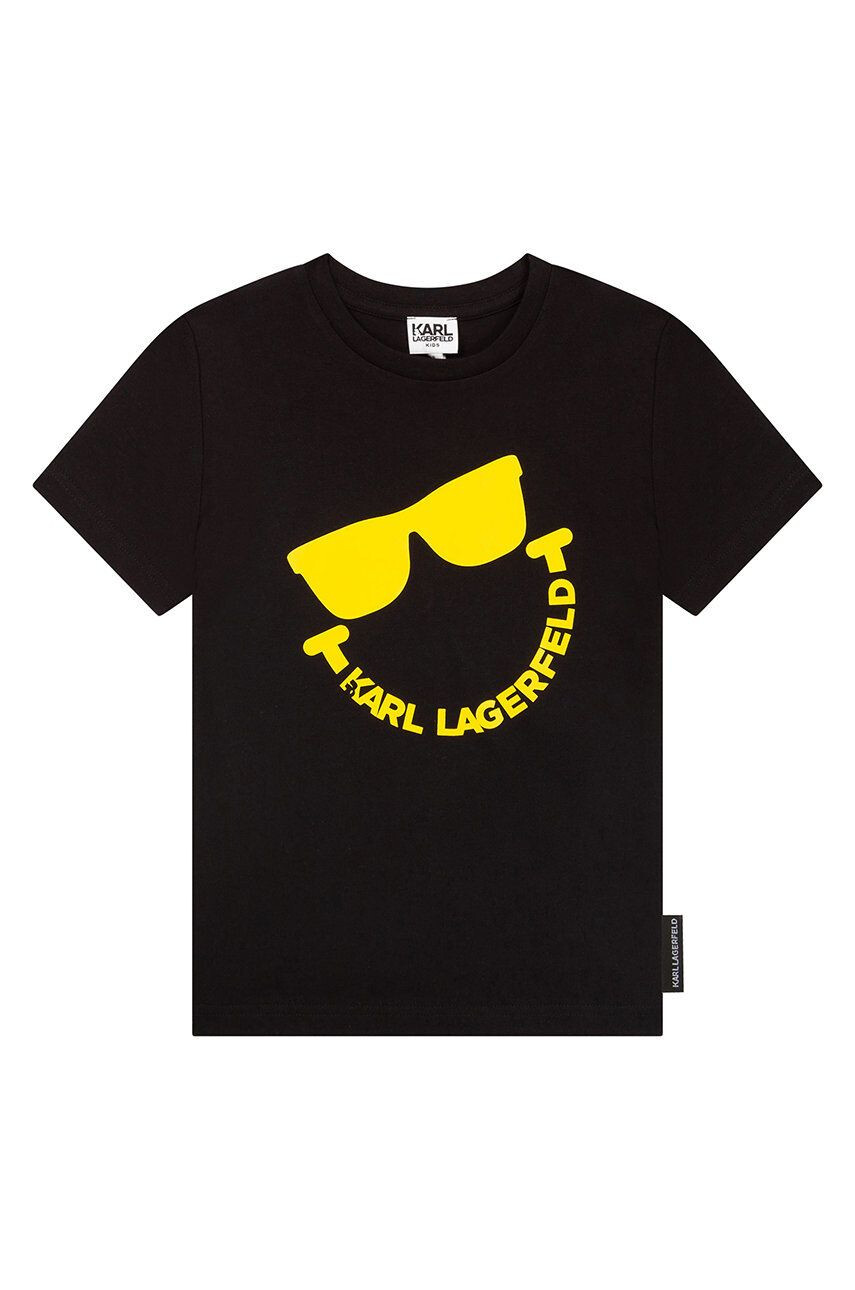 Karl Lagerfeld tricou de bumbac pentru copii - Pled.ro