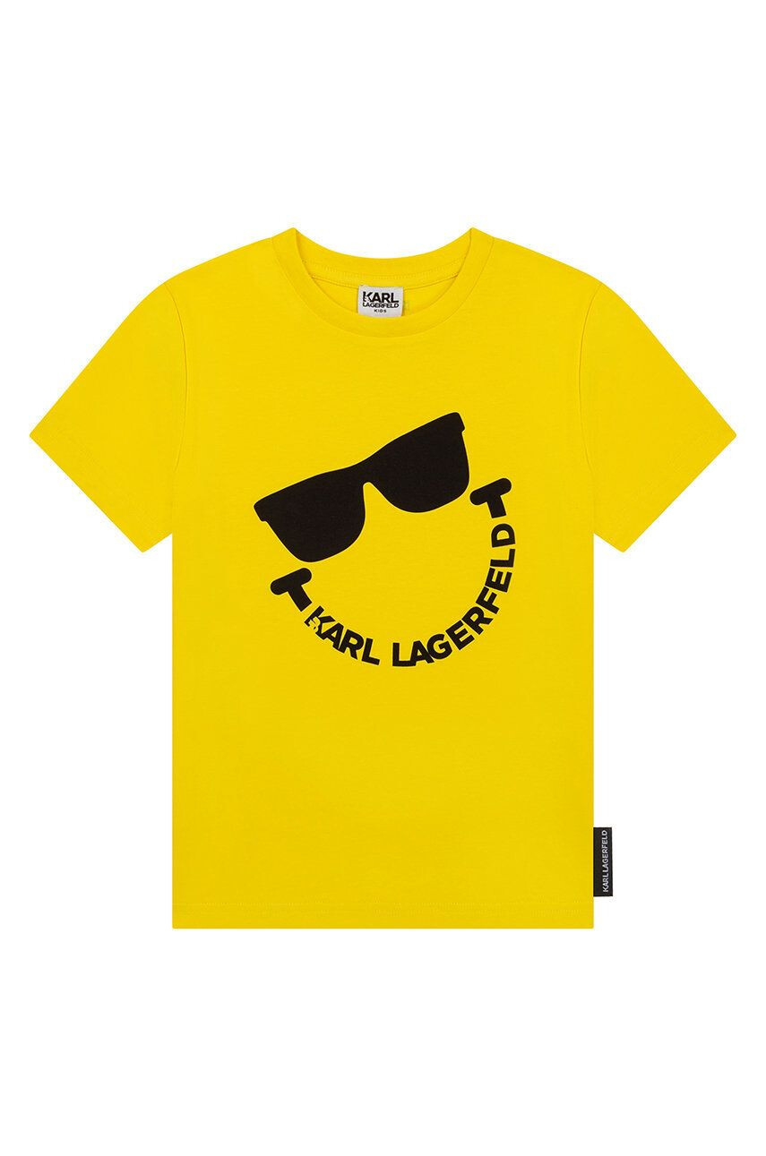 Karl Lagerfeld tricou de bumbac pentru copii - Pled.ro