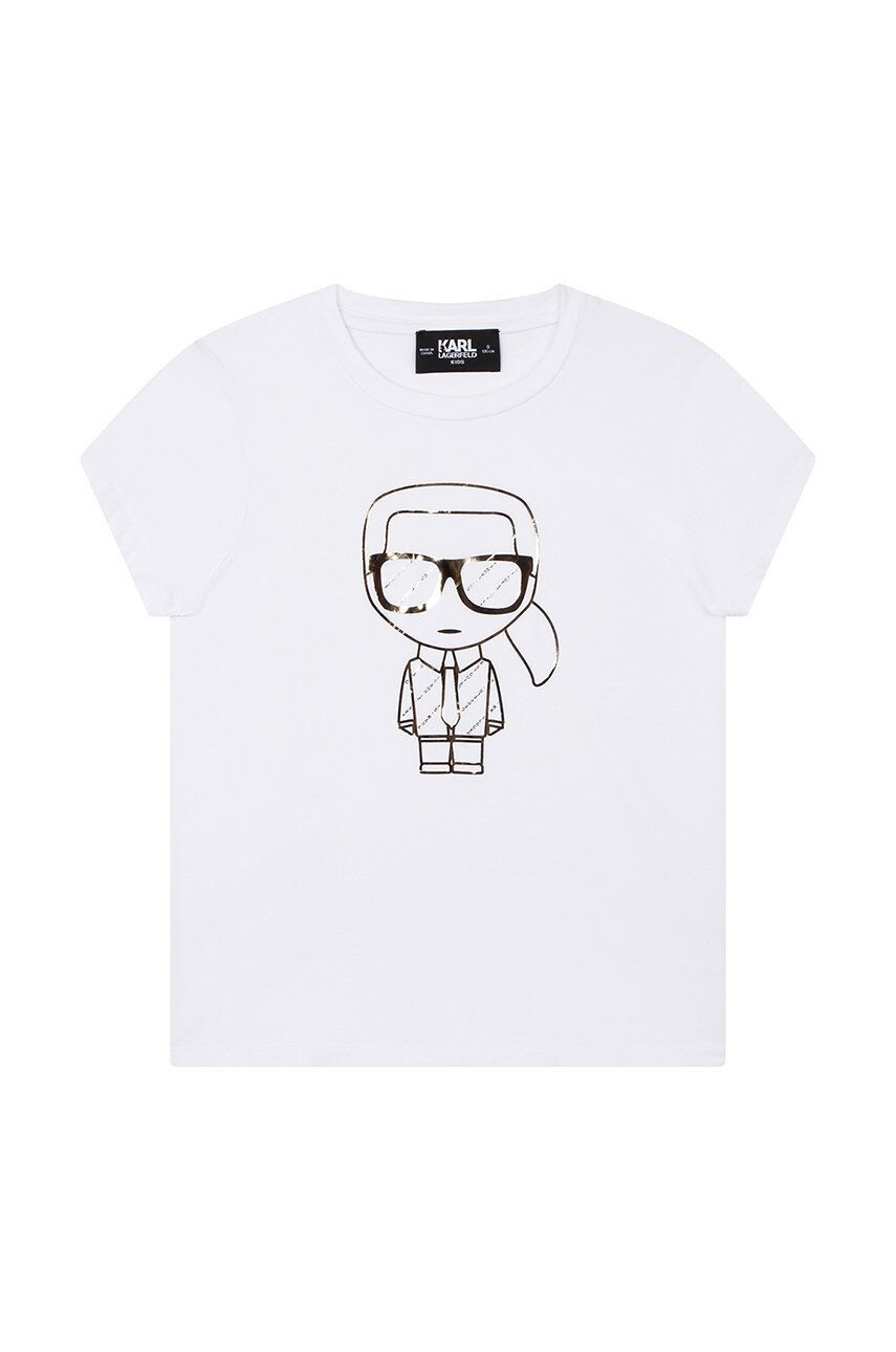 Karl Lagerfeld tricou de bumbac pentru copii - Pled.ro