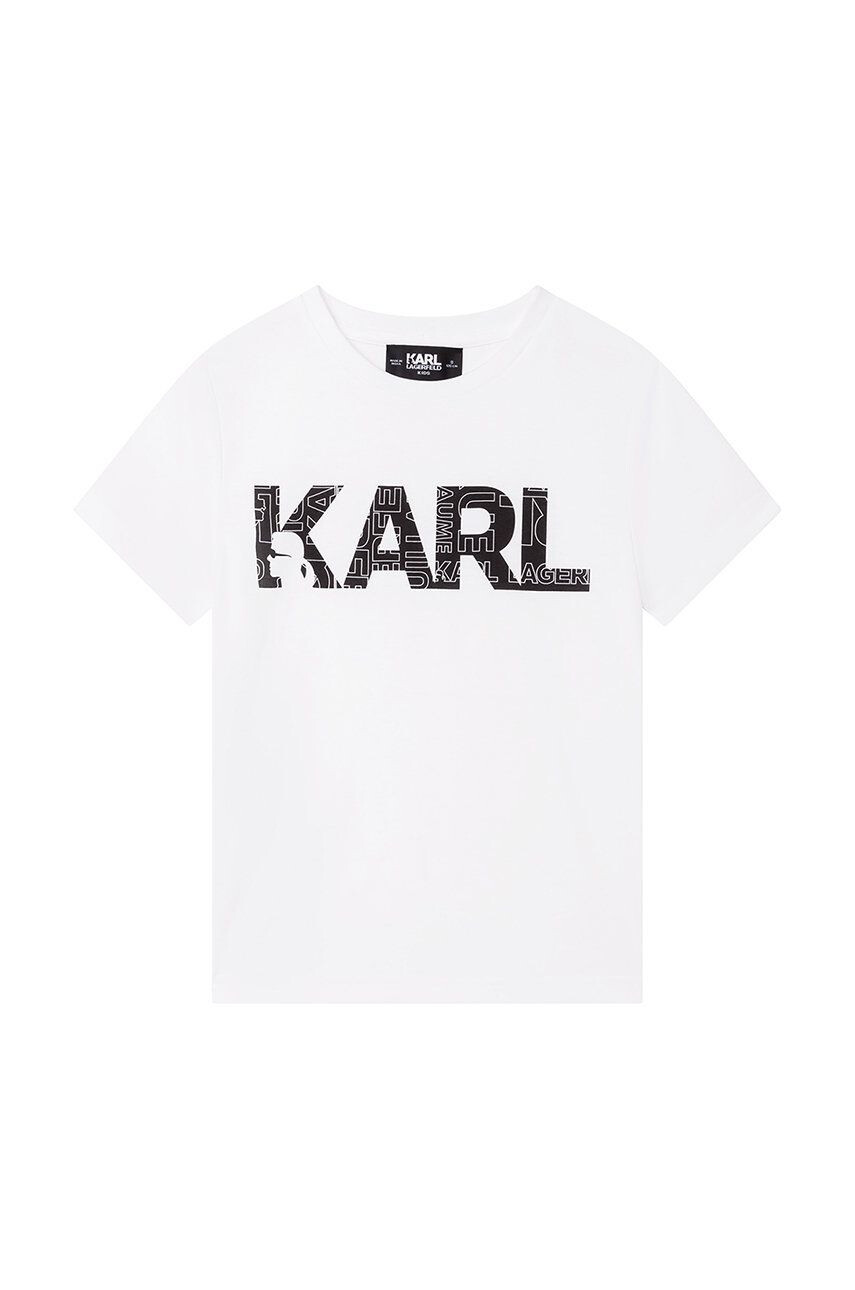 Karl Lagerfeld tricou de bumbac pentru copii - Pled.ro