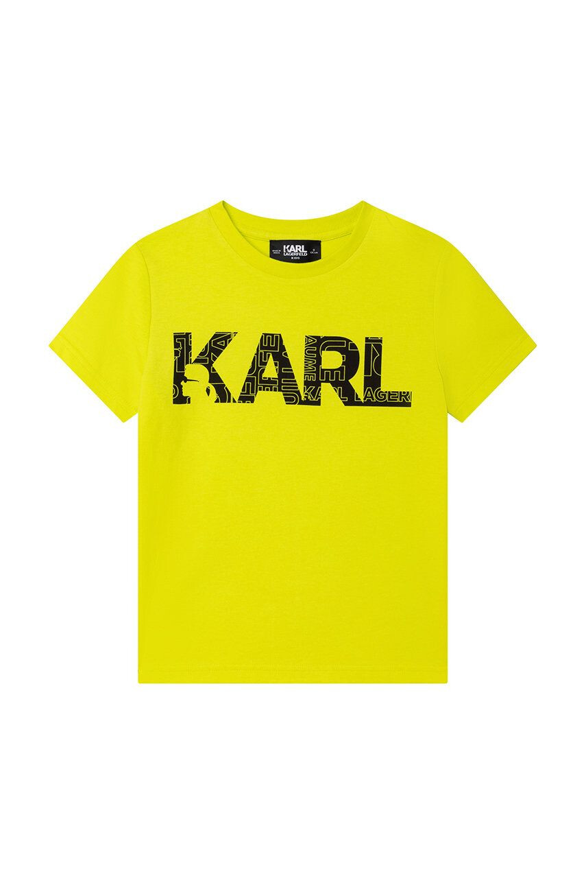 Karl Lagerfeld tricou de bumbac pentru copii - Pled.ro