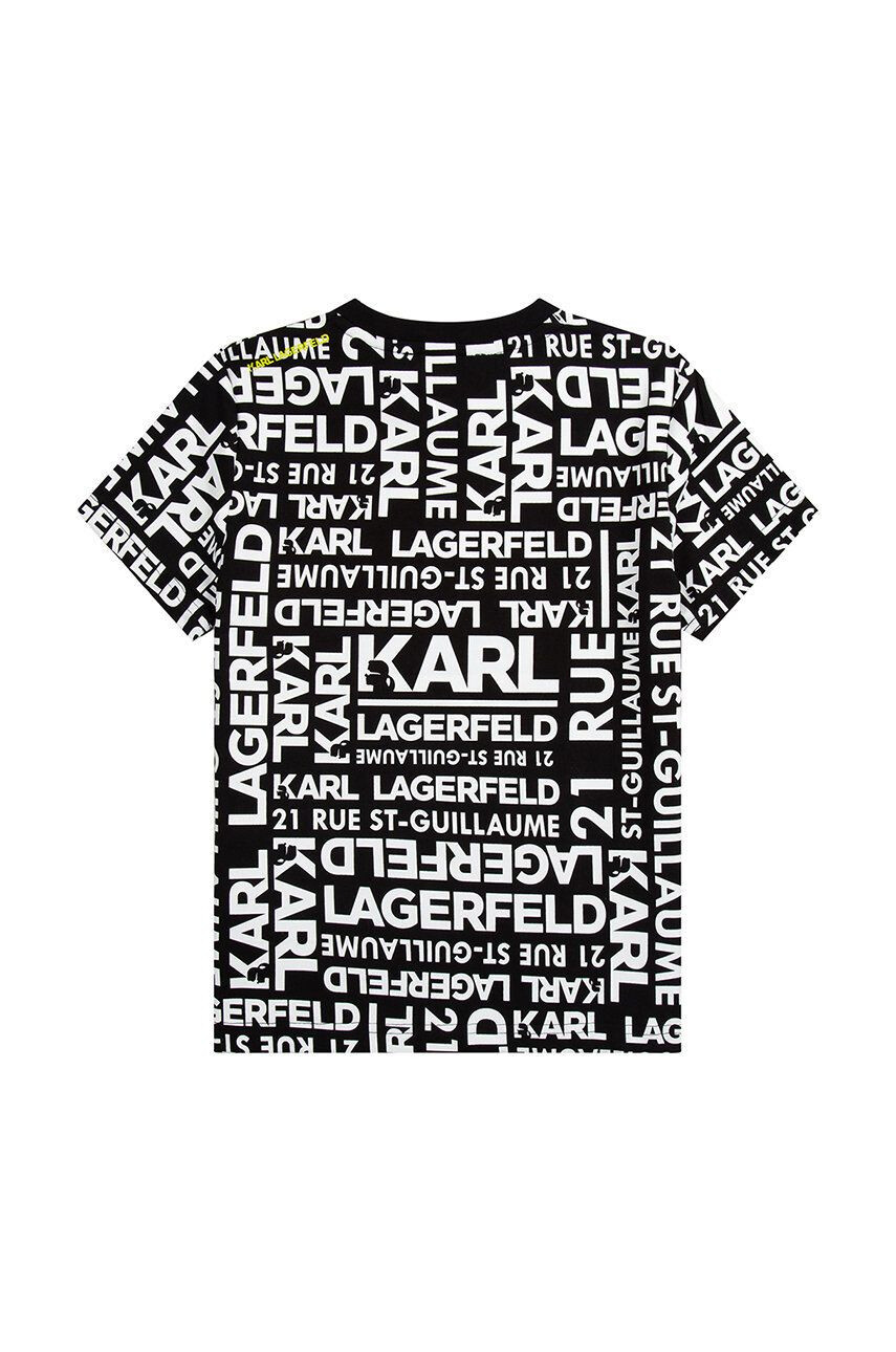 Karl Lagerfeld tricou de bumbac pentru copii - Pled.ro