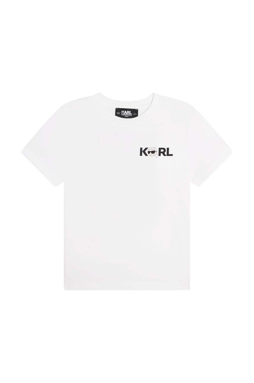 Karl Lagerfeld tricou de bumbac pentru copii - Pled.ro