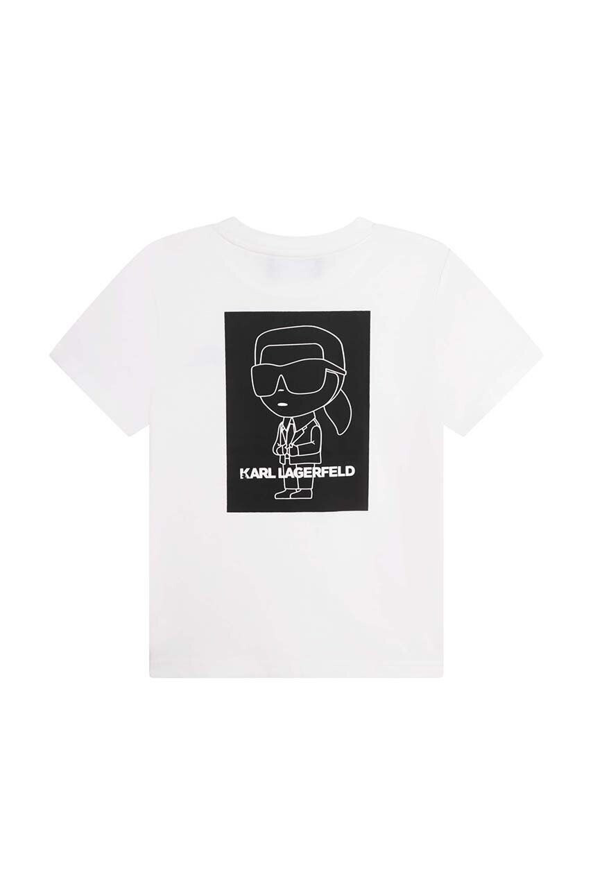 Karl Lagerfeld tricou de bumbac pentru copii - Pled.ro