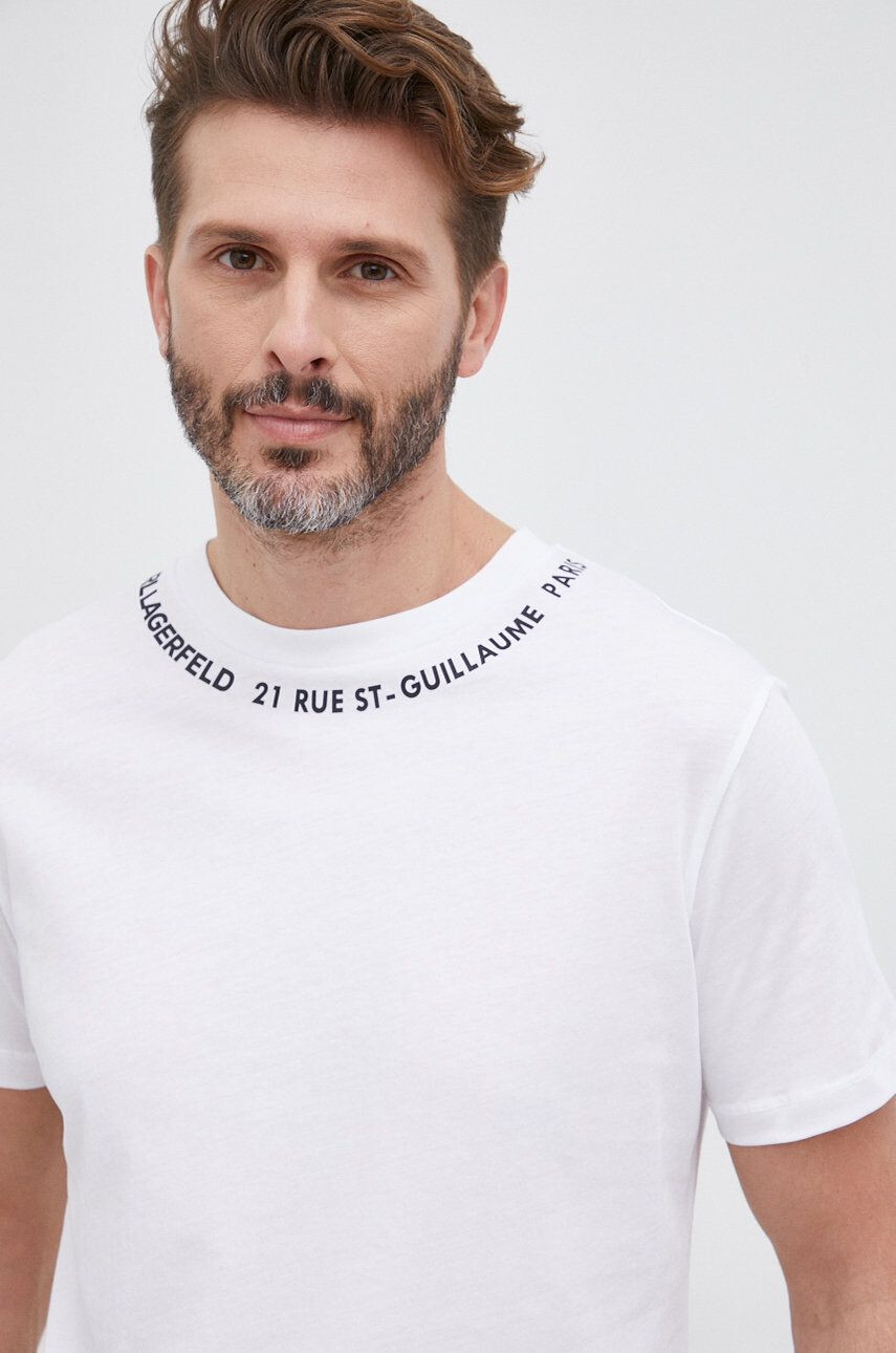 Karl Lagerfeld Tricou din bumbac - Pled.ro