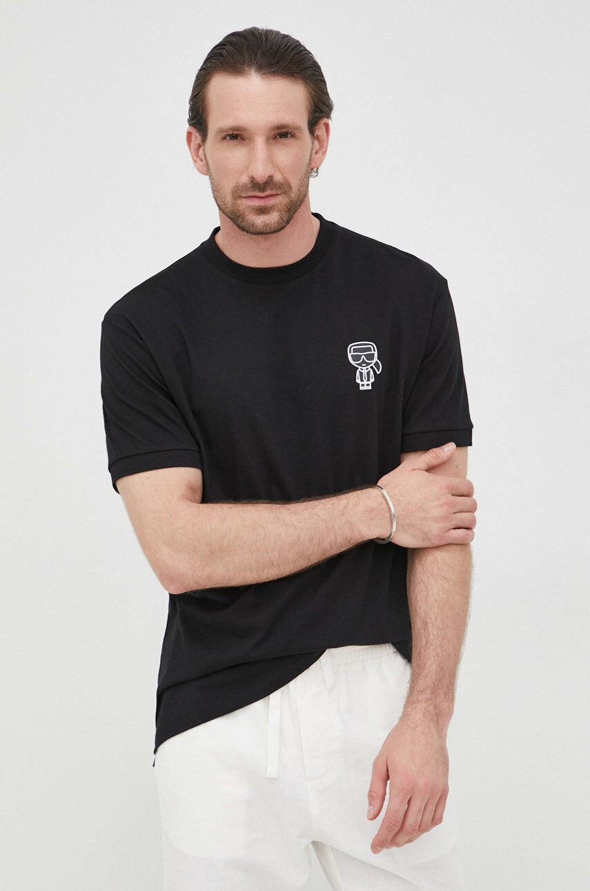 Karl Lagerfeld tricou din bumbac - Pled.ro