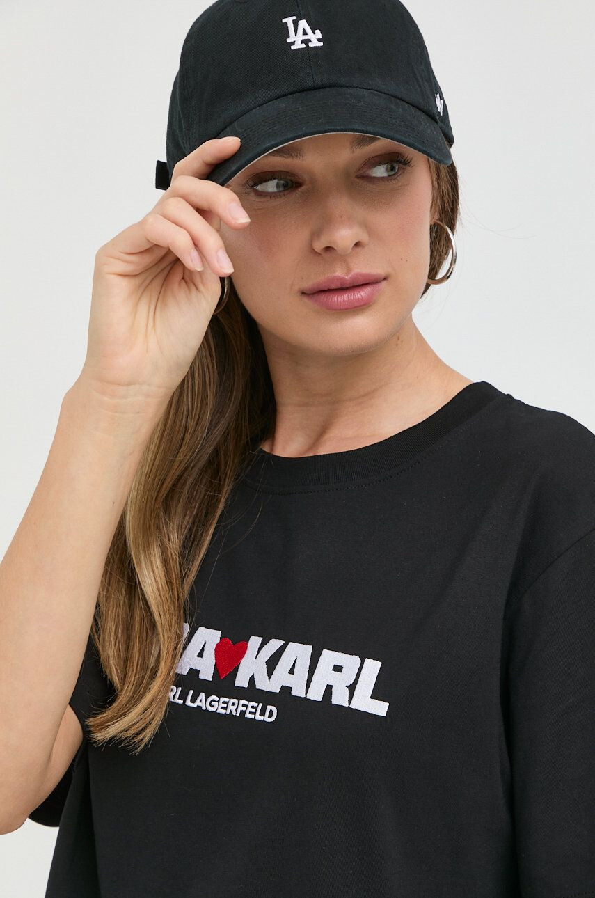 Karl Lagerfeld tricou din bumbac X Cara Delevingne - Pled.ro