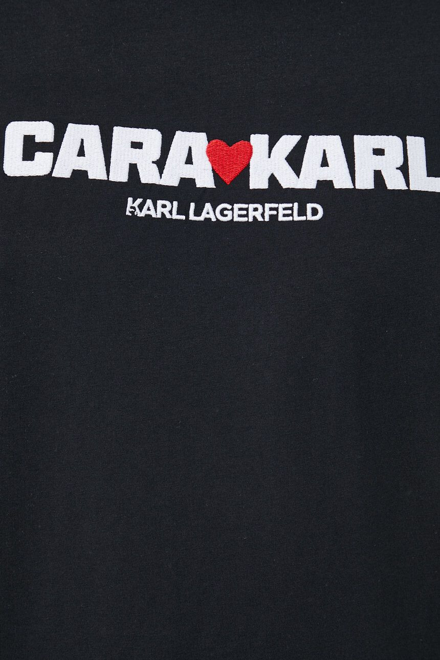 Karl Lagerfeld tricou din bumbac X Cara Delevingne - Pled.ro