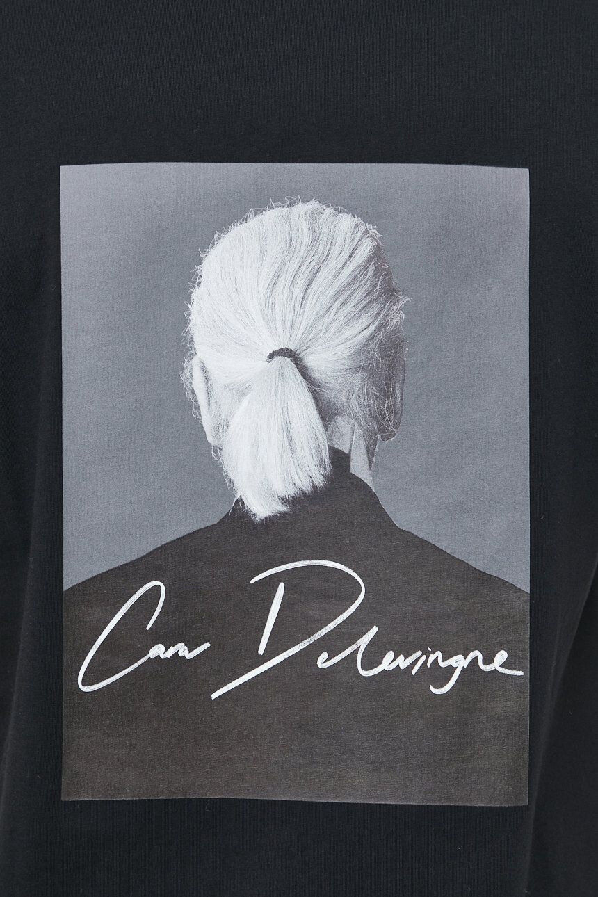 Karl Lagerfeld tricou din bumbac X Cara Delevingne - Pled.ro