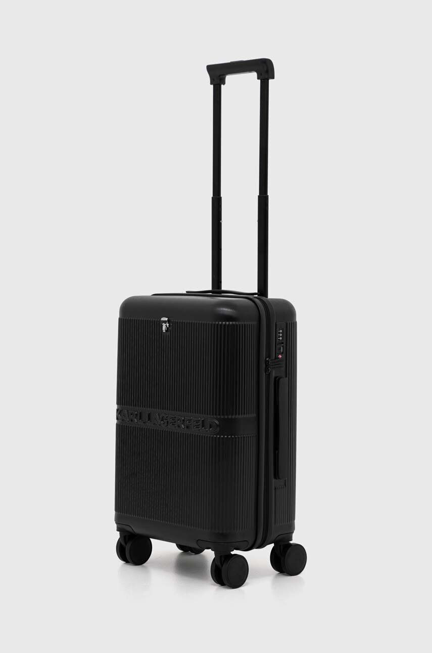 Karl Lagerfeld valiza culoarea negru - Pled.ro