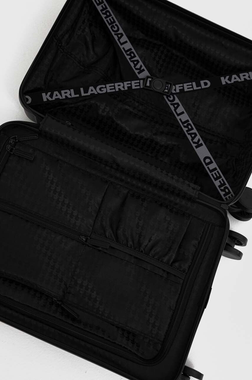 Karl Lagerfeld valiza culoarea negru - Pled.ro