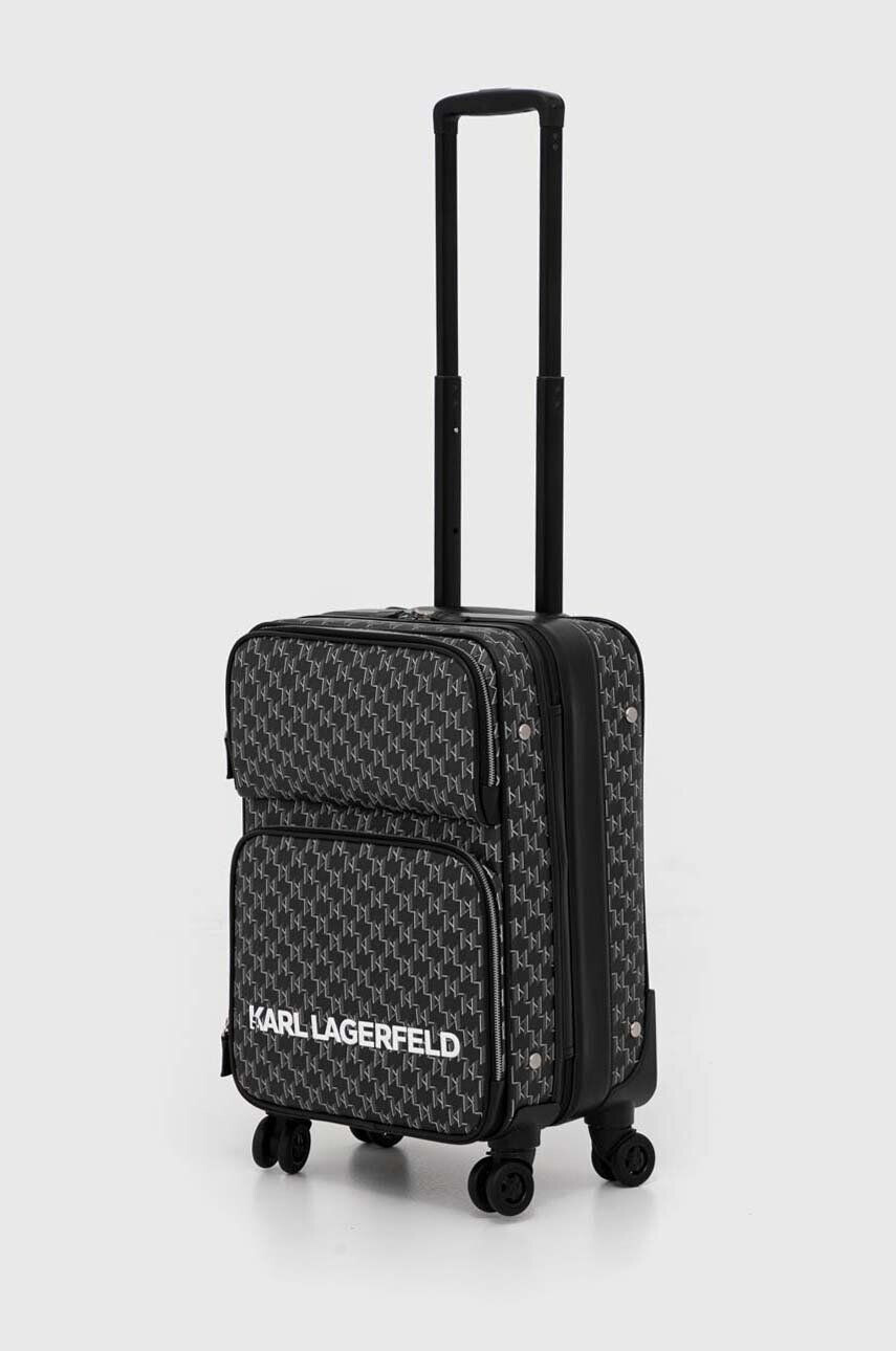 Karl Lagerfeld valiza culoarea negru - Pled.ro